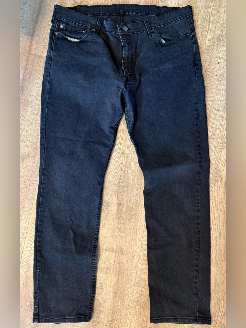 Levi's 511 Slim Fit Black Denim Jeans 40x32 Red Tab